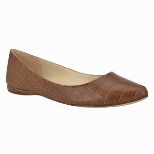 Nine West Speakup Almond Toe Ballerina Schoenen Bruin Nederland | LDG-412698